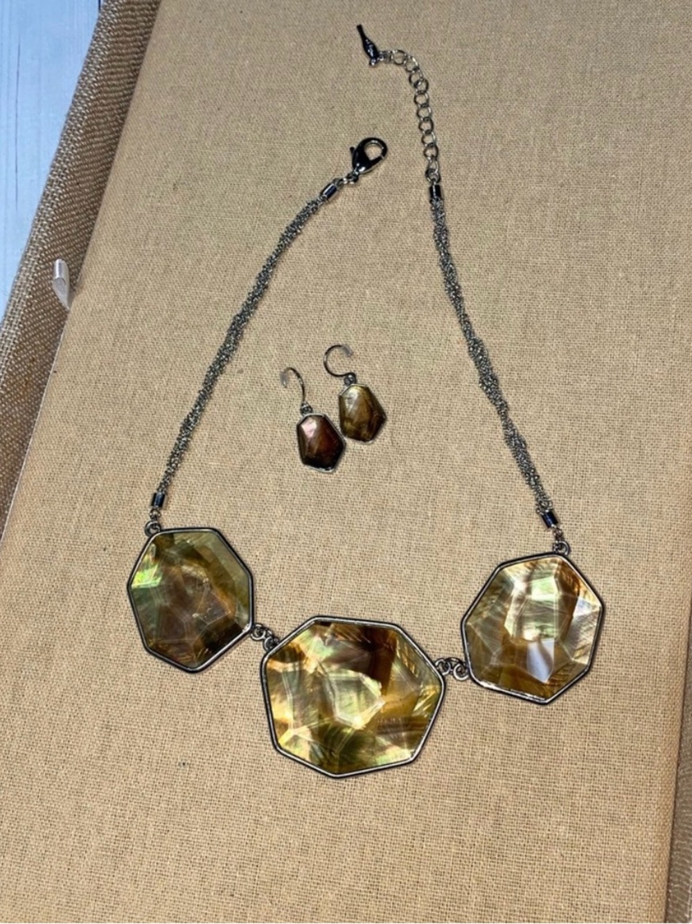 Chloe & Isabel Oceans Lace necklace, earring, and bracelet bundle
